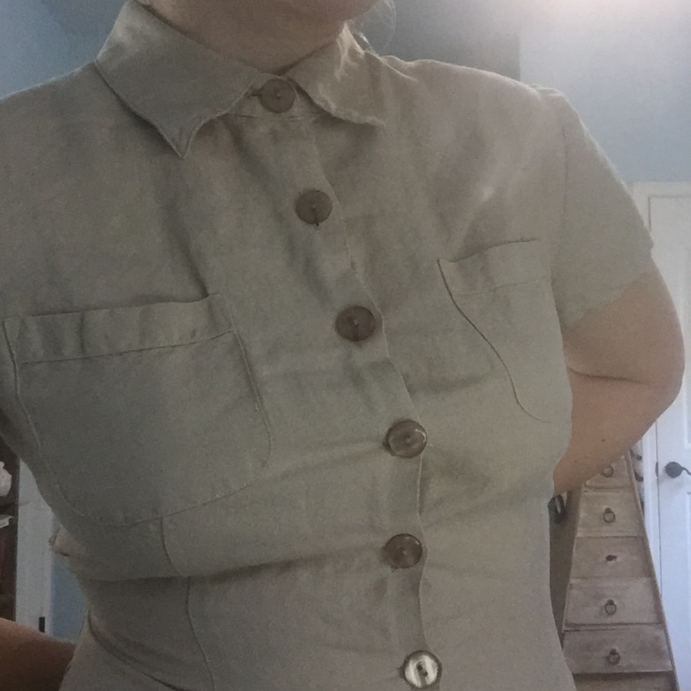 VINTAGE BUTTON DOWN DRESS